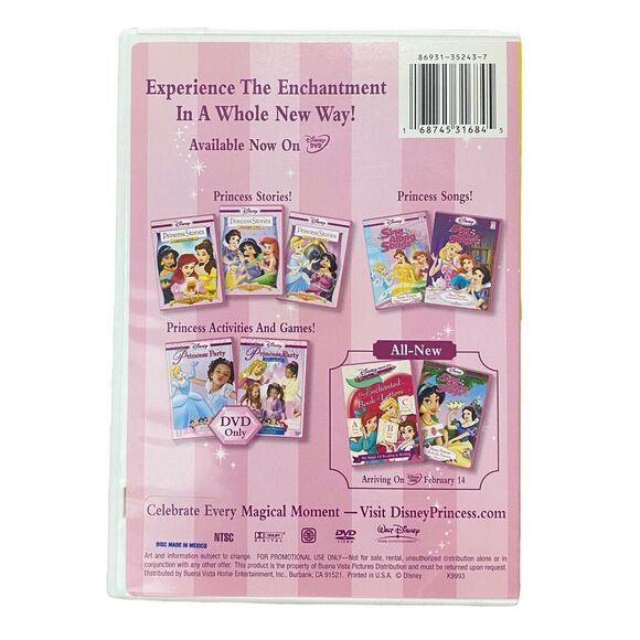 Disney‎ Princess Sneak Peek DVD Sampler CIRCUIT CITY EXCLUSIVE CINDERELLA ARIEL - Picture 2 of 4